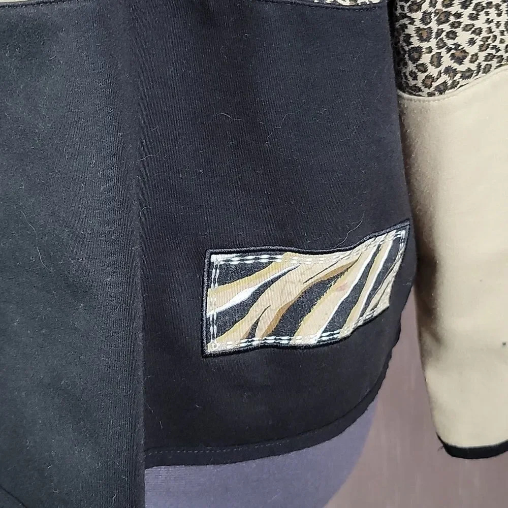 KORET Patchwork Animal‎ Print Jacket Large - image 10